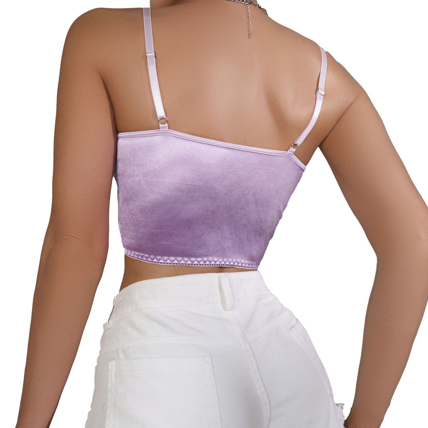 New sexy pure wind small vest European and American spice girls outside wear inside lap corset slim before buckle style Spice Girl sling