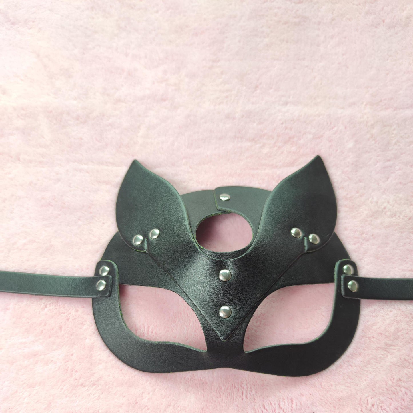 Pu Leather sex products Fox mask Black sex mask