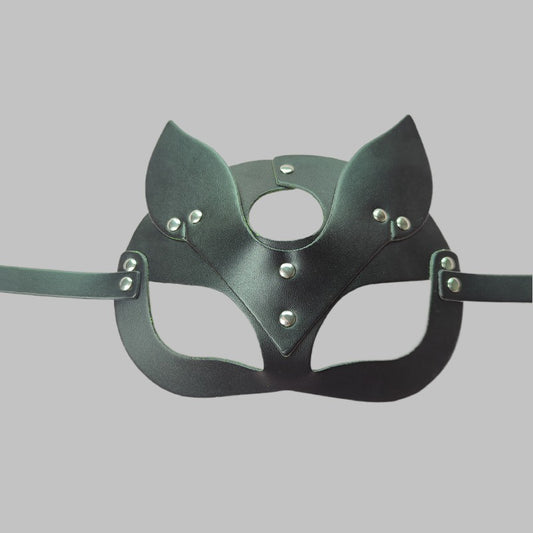 Pu Leather sex products Fox mask Black sex mask