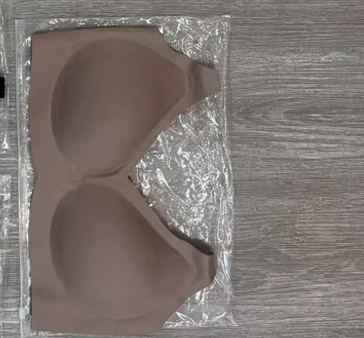 Underwear jelly rubber, no loops, comfortable and anti-sagging large-sized lactation bra